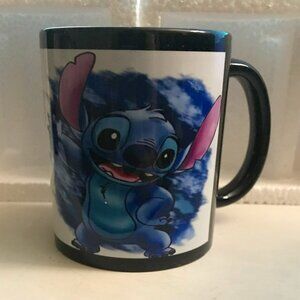Ceramic Black And White Stitch Mug